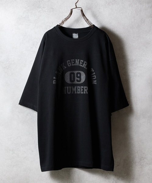 NUMBER (N)INE（ナンバーナイン）の「HEAVY COTTON COLLEGE LOGO FOOTBALL T-SHIRT / ヘビー コットン カレッジロゴ フットボール Tシャツ（Tシャツ/カットソー・メンズ・チャコール/ホワイト/ブラック/カーキ・2/3/4）」の19枚目の写真