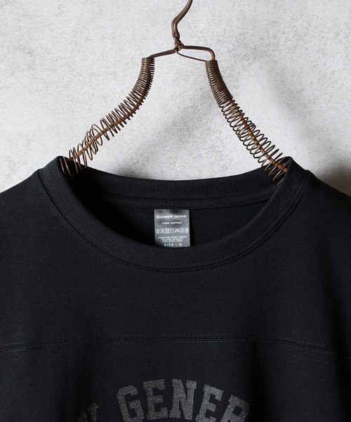 NUMBER (N)INE（ナンバーナイン）の「HEAVY COTTON COLLEGE LOGO FOOTBALL T-SHIRT / ヘビー コットン カレッジロゴ フットボール Tシャツ（Tシャツ/カットソー・メンズ・チャコール/ホワイト/ブラック/カーキ・2/3/4）」の21枚目の写真