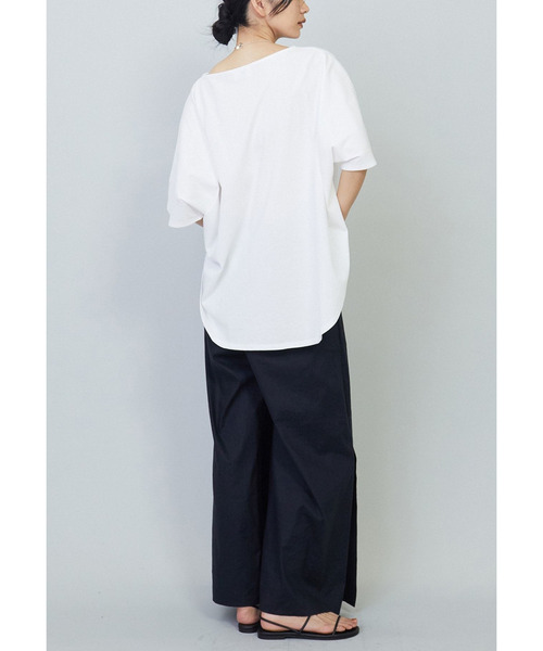 1er Arrondissement(プルミエアロンディスモン)の「【リニューアル】ヴィンテージ天竺プルオーバー(Tシャツ/カットソー・レディース・オフホワイト/ブラック系その他3/グレー系その他7・FREE)」の22枚目の写真