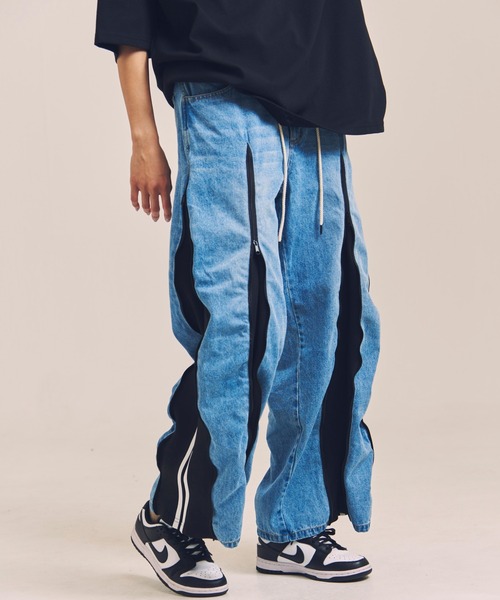 GALLIS ADDICTION（ガリスアディクション）の「GA-４ジップ/デニムパンツ（デニムパンツ・メンズ・ブルー/ブラック/レッド・FREE/S）」の11枚目の写真