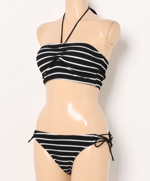 LAVIA（ラヴィア）の「ボーダーバンドゥビキニ（水着・レディース・ブラック・M/L）」の16枚目の写真