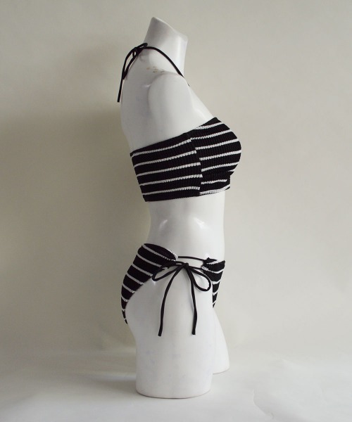 LAVIA（ラヴィア）の「ボーダーバンドゥビキニ（水着・レディース・ブラック・M/L）」の14枚目の写真