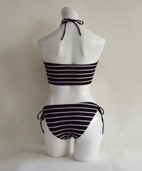 LAVIA（ラヴィア）の「ボーダーバンドゥビキニ（水着・レディース・ブラック・M/L）」の15枚目の写真