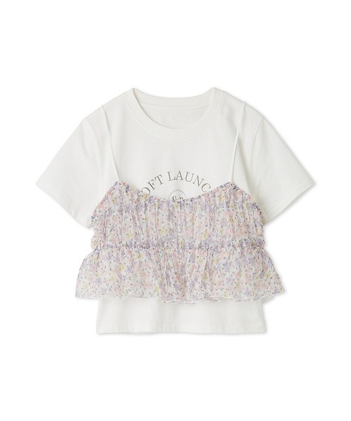 セール】ビスチェレイヤードロゴTシャツ（Tシャツ/カットソー