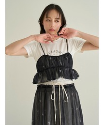 Lee様✴︎✴︎✴︎ ①シビラ⭐︎シアー トップス 黒/キャミ付② コットンニット 黒 Lee様✴︎✴︎✴︎ ①シビラ⭐︎シアー トップス 黒/キャミ付②
