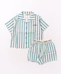 BOBO CHOSES（ボボショーズ）の「Green Stripes loungewear woven set（ルームウェア/パジャマ）」