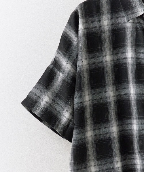 Theater code(シアターコード)の「checked shirt/チェックシャツ(シャツ/ブラウス・メンズ・ブラック・FREE)」の14枚目の写真