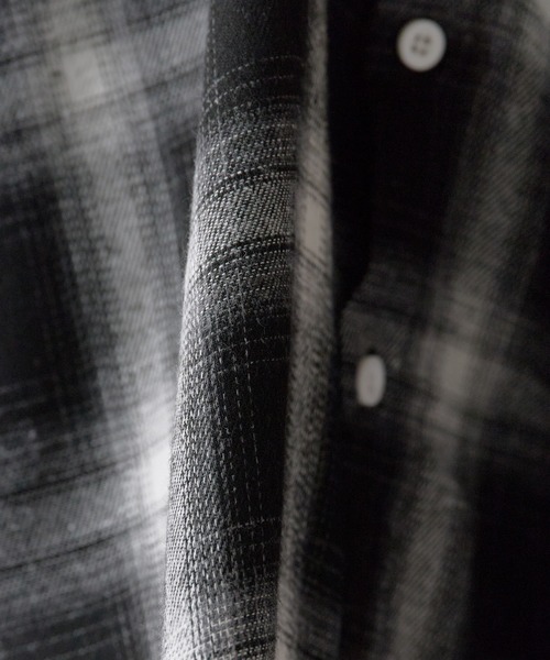 Theater code(シアターコード)の「checked shirt/チェックシャツ(シャツ/ブラウス・メンズ・ブラック・FREE)」の17枚目の写真