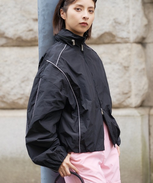 DURAS（デュラス）の「フードスカーフ付2WAYブルゾン（ブルゾン・レディース・ブルー/ブラック・FREE）」の16枚目の写真