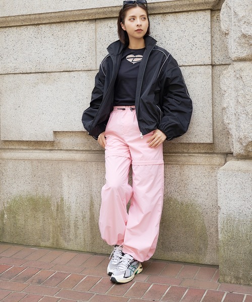 DURAS（デュラス）の「フードスカーフ付2WAYブルゾン（ブルゾン・レディース・ブルー/ブラック・FREE）」の7枚目の写真