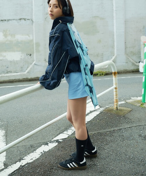 DURAS（デュラス）の「フードスカーフ付2WAYブルゾン（ブルゾン・レディース・ブルー/ブラック・FREE）」の14枚目の写真