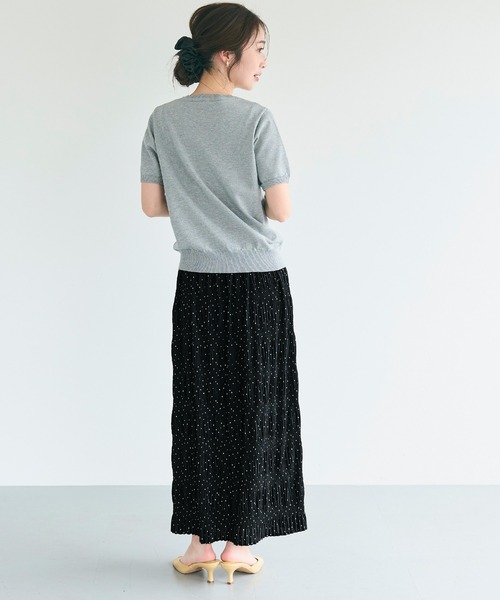 coca（coca）（コカ）の「イレギュラープリーツロングスカート（スカート・レディース・ブラック/ブラウン・M/L）」の13枚目の写真