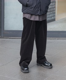 フィンクスコットン コーデュロイ 1タック ワイドトラウザーズ / FINX CO CORDUROY 1TUCK WIDE TROUSERS