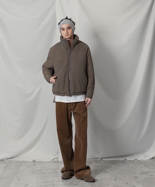 ATTACHMENT（アタッチメント）の「フィンクスコットン コーデュロイ 1タック ワイドトラウザーズ / FINX CO CORDUROY 1TUCK WIDE TROUSERS（その他パンツ・メンズ・ブラック/オフホワイト/キャメル・3/2/1）」の6枚目の写真