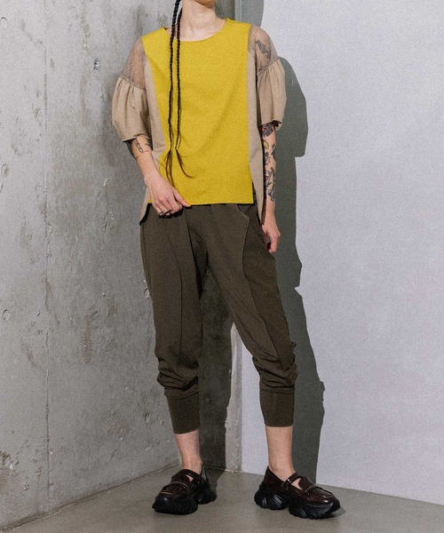 MARECHAL TERRE（マルシャルテル）の「ラッシュガードコクーンパンツ【吸水速乾】/【紫外線防止】（その他パンツ・レディース・ブラック/ライトグレー/ネイビー/カーキ・MEDIUM）」の18枚目の写真