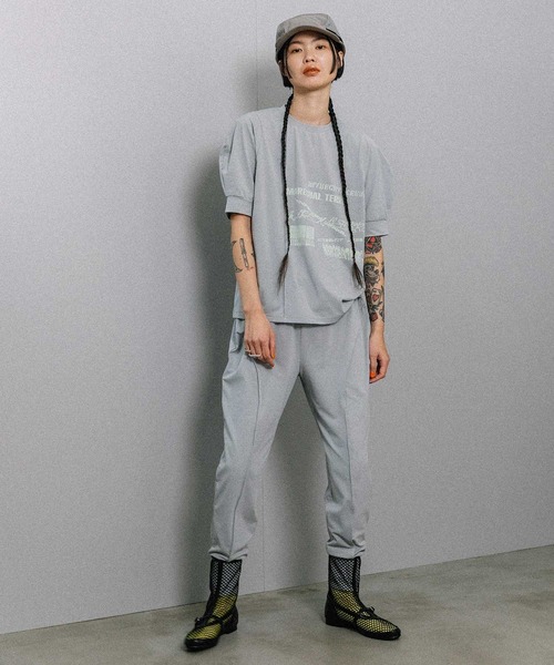 MARECHAL TERRE（マルシャルテル）の「ラッシュガードコクーンパンツ【吸水速乾】/【紫外線防止】（その他パンツ・レディース・ブラック/ライトグレー/ネイビー/カーキ・MEDIUM）」の12枚目の写真