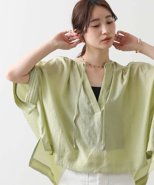 【☆happy☆様】Gready Brilliant 半袖 シャツ ブラウス Gready Brilliant ブラウス シャツ Bプリーツシアーブラウス