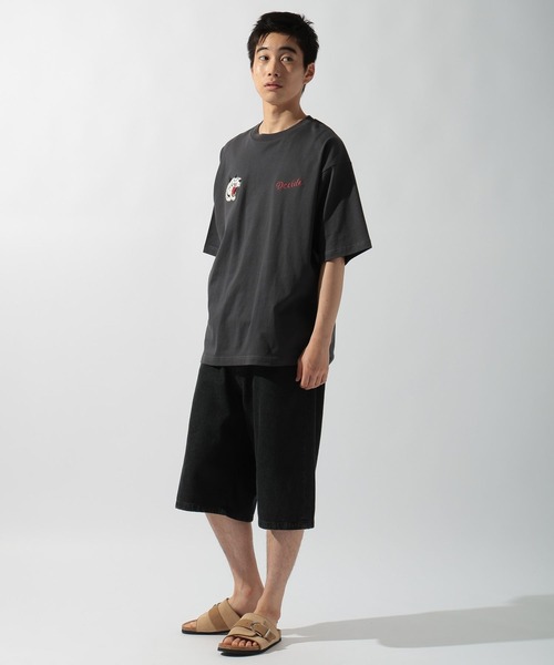 niko and...(ニコアンド)の「ベトジャンモチーフ刺繍Tシャツ(Tシャツ/カットソー・メンズ・チャコール/オフホワイト/カーキ・MEDIUM/LARGE)」の20枚目の写真