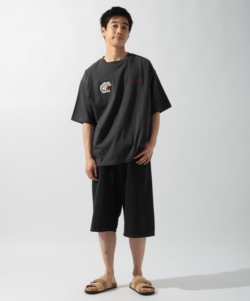 niko and...(ニコアンド)の「ベトジャンモチーフ刺繍Tシャツ(Tシャツ/カットソー・メンズ・チャコール/オフホワイト/カーキ・MEDIUM/LARGE)」の21枚目の写真