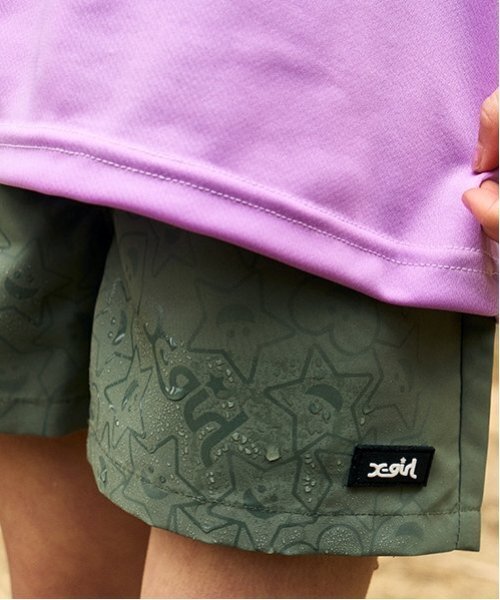 X-girl Stages(エックスガールステージス)の「ウォーターギミックショートパンツ(その他パンツ・キッズ・ラベンダー/カーキ・120cm/140cm/80cm/90cm/100cm/110cm/130cm)」の14枚目の写真