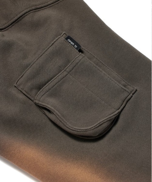 OPEN YY オープンワイワイ ウォッシュド ポケット スウェット セール】OPEN YY/オープンワイワイ/POCKET WASHED BOX HOODIE