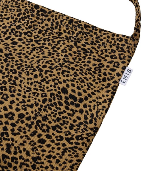 EMIS（イミス）の「22Y LEOPARD CORDUROY ECO BAG（エコバッグ/サブバッグ・レディース・ブラック/アイボリー/ブラウン/グリーン/ピンク/ブルー・FREE）」の22枚目の写真