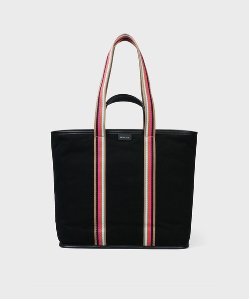 Paul Smith（ポールスミス）の「PSキャンバス トートバッグ / 355001 WB021T（ショルダーバッグ・レディース・ブラック/ライトベージュ・FREE）」の2枚目の写真
