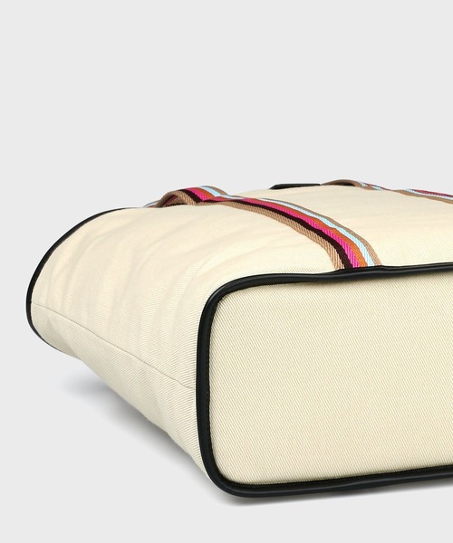 Paul Smith（ポールスミス）の「PSキャンバス トートバッグ / 355001 WB021T（ショルダーバッグ・レディース・ブラック/ライトベージュ・FREE）」の5枚目の写真