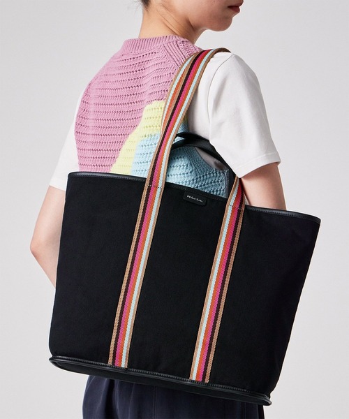 Paul Smith（ポールスミス）の「PSキャンバス トートバッグ / 355001 WB021T（ショルダーバッグ・レディース・ブラック/ライトベージュ・FREE）」の13枚目の写真