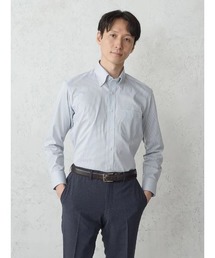 【ノンアイロン】長袖ワイシャツ【クラシコ】テックスブリッド　ベージュ/グリーン/ネイビー