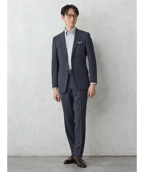 Perfect Suit FActory(パーフェクトスーツファクトリー)の「【ノンアイロン】長袖ワイシャツ【クラシコ】テックスブリッド ベージュ/グリーン/ネイビー(ビジネスシャツ・メンズ・ネイビー/ベージュ/ライトグリーン・L/M/LL/S)」の16枚目の写真