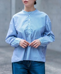 D.M.G. | [D.M.G / ディーエムジー] 50コーマストライプ プルオーバーシャツ(シャツ/ブラウス)