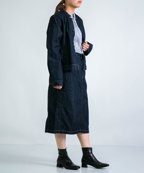 D.M.G.（ドミンゴ）の「[D.M.G / ディーエムジー] 50コーマストライプ プルオーバーシャツ（シャツ/ブラウス・レディース・ブルー系その他・3/2）」の17枚目の写真