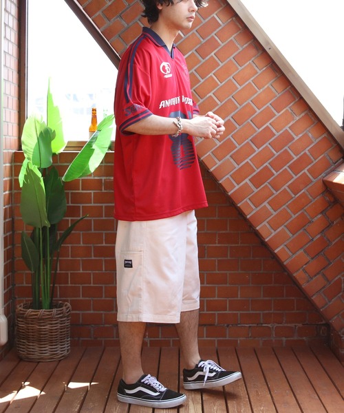 THRASHER(スラッシャー)の「THRASHER カツラギワークハーフパンツ(その他パンツ・メンズ・ベージュ/パープル/ブラック/オフホワイト・LARGE/MEDIUM/X-LARGE)」の15枚目の写真