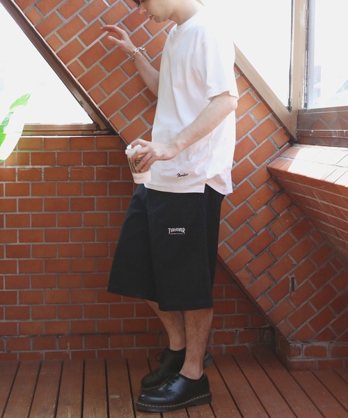 THRASHER(スラッシャー)の「THRASHER カツラギワークハーフパンツ(その他パンツ・メンズ・ベージュ/パープル/ブラック/オフホワイト・LARGE/MEDIUM/X-LARGE)」の19枚目の写真