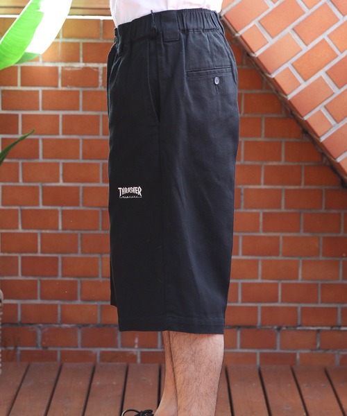 THRASHER(スラッシャー)の「THRASHER カツラギワークハーフパンツ(その他パンツ・メンズ・ベージュ/パープル/ブラック/オフホワイト・LARGE/MEDIUM/X-LARGE)」の6枚目の写真