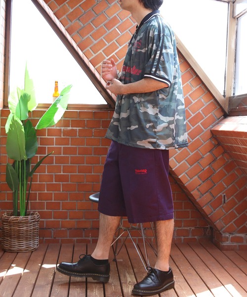 THRASHER(スラッシャー)の「THRASHER カツラギワークハーフパンツ(その他パンツ・メンズ・ベージュ/パープル/ブラック/オフホワイト・LARGE/MEDIUM/X-LARGE)」の5枚目の写真