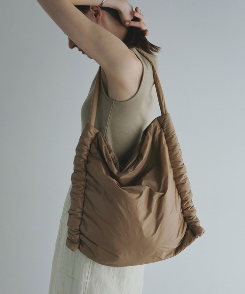 MANOF(マノフ)の「YAHKI×MANOF TOTE BAG(ショルダーバッグ・レディース・オレンジ/ブラック/ベージュ・FREE)」の3枚目の写真