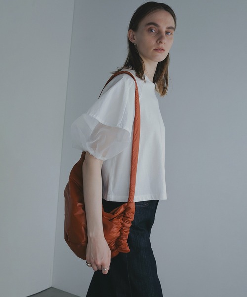 MANOF(マノフ)の「YAHKI×MANOF TOTE BAG(ショルダーバッグ・レディース・オレンジ/ブラック/ベージュ・FREE)」の7枚目の写真
