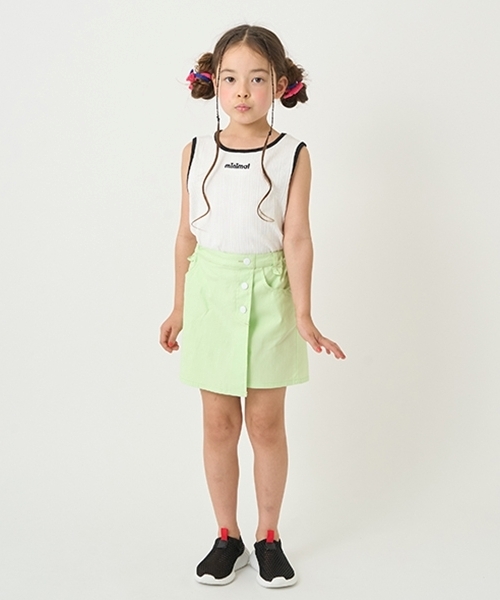 minimal（ミニマル）の「ラップショートパンツ（その他パンツ・キッズ・サックスブルー/黄緑系/ホワイト/ピンク/ブルー系その他・90cm/140cm/130cm/100cm/110cm/120cm）」の2枚目の写真