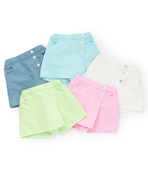 minimal（ミニマル）の「ラップショートパンツ（その他パンツ・キッズ・サックスブルー/黄緑系/ホワイト/ピンク/ブルー系その他・90cm/140cm/130cm/100cm/110cm/120cm）」の14枚目の写真