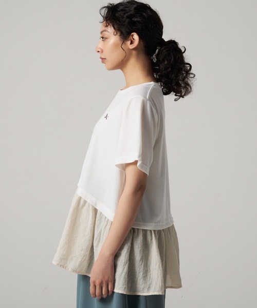 Eddie Bauer(エディーバウアー)の「ドッキング フレア Tシャツ(Tシャツ/カットソー・レディース・ブラック/ホワイト・S/M/L/XL)」の8枚目の写真