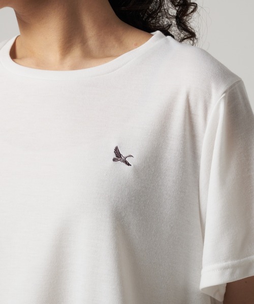 Eddie Bauer(エディーバウアー)の「ドッキング フレア Tシャツ(Tシャツ/カットソー・レディース・ブラック/ホワイト・S/M/L/XL)」の11枚目の写真