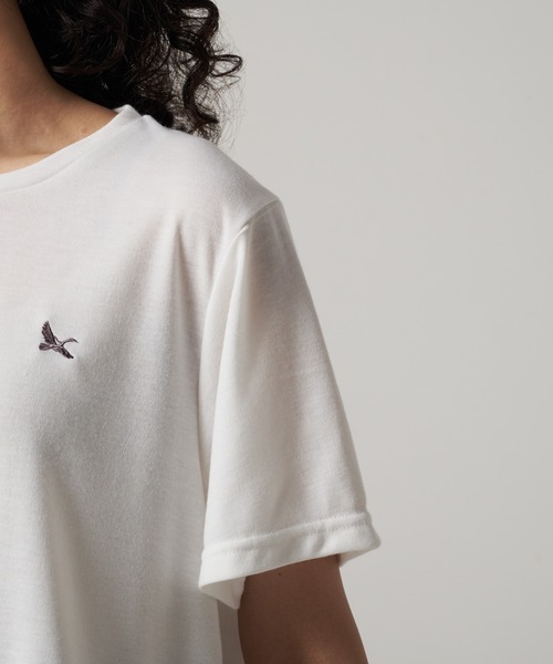 Eddie Bauer(エディーバウアー)の「ドッキング フレア Tシャツ(Tシャツ/カットソー・レディース・ブラック/ホワイト・S/M/L/XL)」の12枚目の写真
