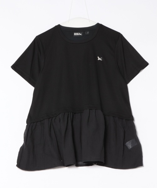 Eddie Bauer(エディーバウアー)の「ドッキング フレア Tシャツ(Tシャツ/カットソー・レディース・ブラック/ホワイト・S/M/L/XL)」の16枚目の写真