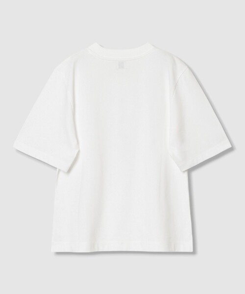 ANAYI（アナイ）の「【Saori Oyamada × SLOANE × ANAYI】コットン天竺コンパクトＴシャツ（Tシャツ/カットソー・レディース・ブラック系その他/ホワイト/ブラウン・36/38）」の18枚目の写真