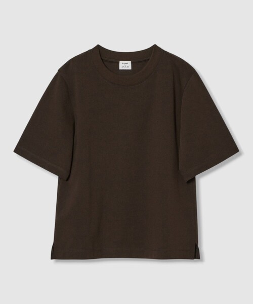 tシャツ 「Saori Oyamada × SLOANE × ANAYI」コットン天竺コンパクトＴシャツ レディース ANAYI tシャツ 「Saori Oyamada × SLOANE ANAYI」コットン天竺
