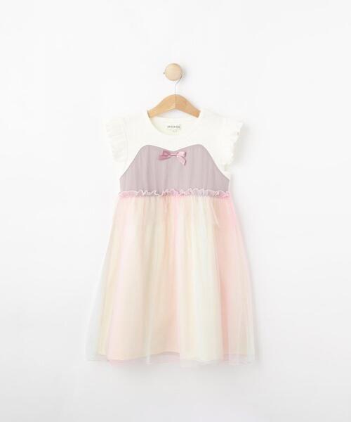 SHOO・LA・RUE(シューラルー)の「【100-120cm】おんなのこの憧れ プリンセス風チュールドレス(ワンピース・キッズ・ライトパープル/ピンク系1・12/10/11)」の6枚目の写真