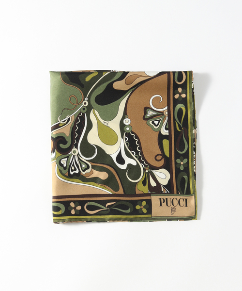 EMILIO PUCCI / エミリオプッチ FOULARD 52X52-SILK TWILL