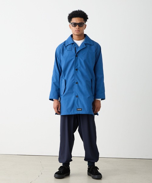 VIRGOwearworks(ヴァルゴウェアワークス)の「VOID COMMANDER COAT(ステンカラーコート・レディース・ブルー/カーキ/ブラック・2/3/4)」の4枚目の写真